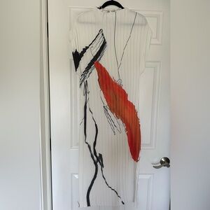 Zara abstract midi dress